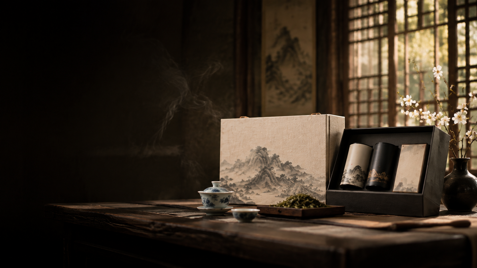 山水茶礼与中式茶席陈设